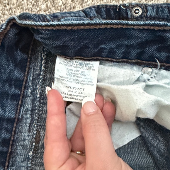 Wrangler Men's Slim Jeans - Dark Blue - Picture 4 of 4